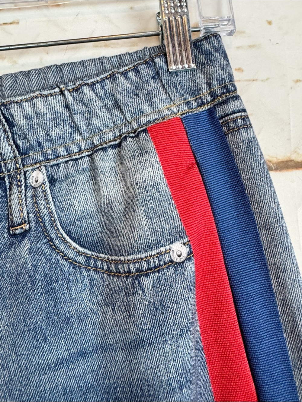 rag & bone | Miramar Faux Jean Pull-On Track Pant, S - Picture 6 of 13